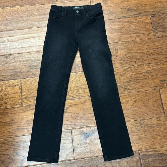 Betabrand pull on straight leg jeans - Picture 2 of 7